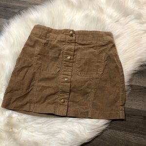 Corduroy skirt